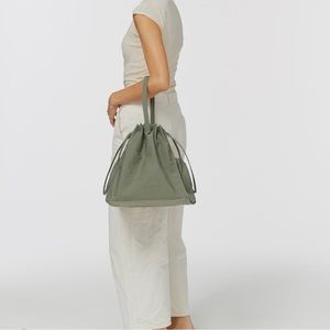 Building Block Black Scrunch Bag